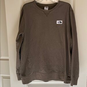 The North Face Men XLarge Sweatshirt Olive Green Gorpcore Activewear Classic